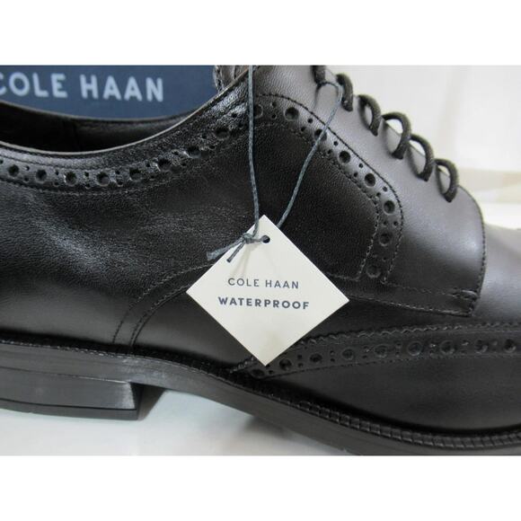 Men's Cole Haan Modern Essentials Wing Oxford Shoes Black Waterproof Size 11.5 - Picture 6 of 9